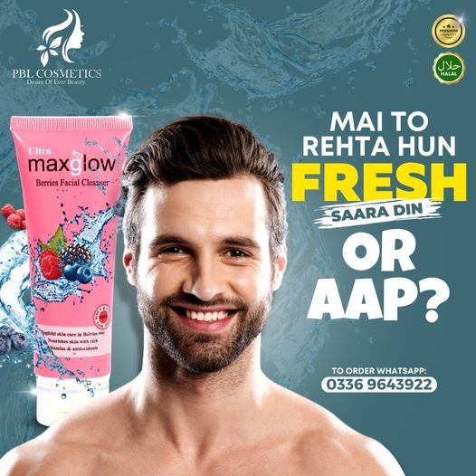 PBL Ultra MAX GLOW BERRIES Face Wash Facial Cleanser (100 ml)