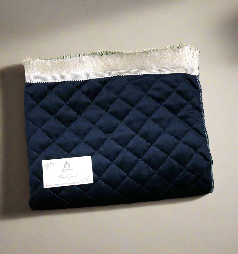 Customise Prayer Mat – Navy Blue