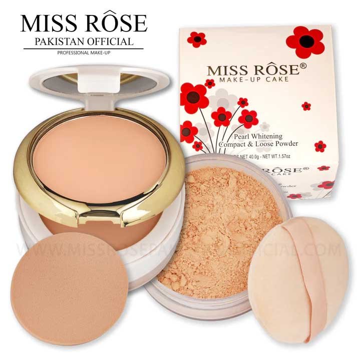 Miss Rose Loose Powder – Lightweight & Flawless Finish
