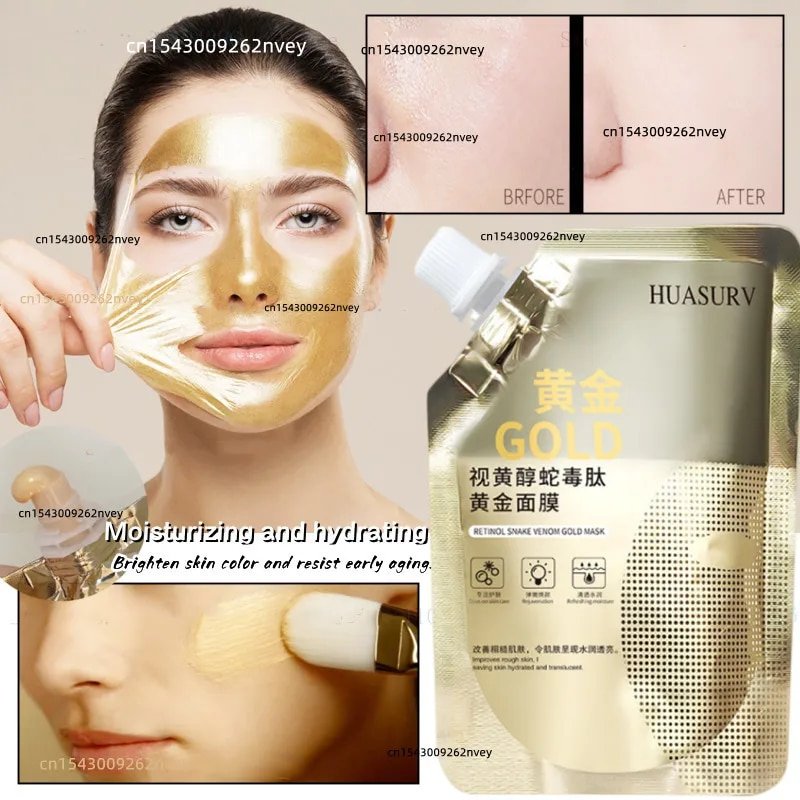 Huasurv Retinol Snake Venom Peptide Gold Mask