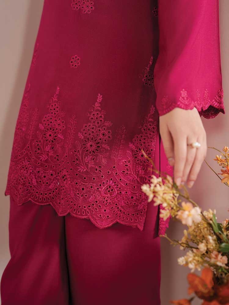 Jazmin Pink – EC591 | Unstitched | Embroidered 3 Piece