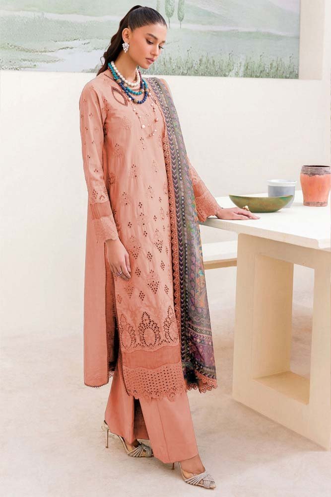 Motifz – EC648 | Unstitched | Embroidered 3 Piece