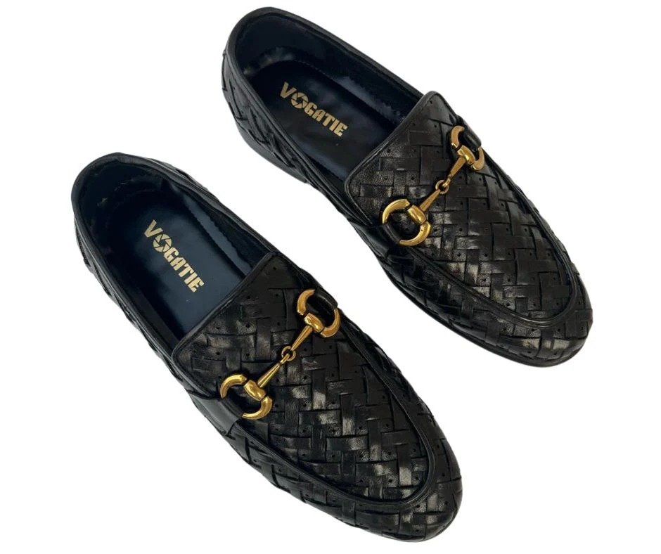 Knitted Hand Made Leather Shoes