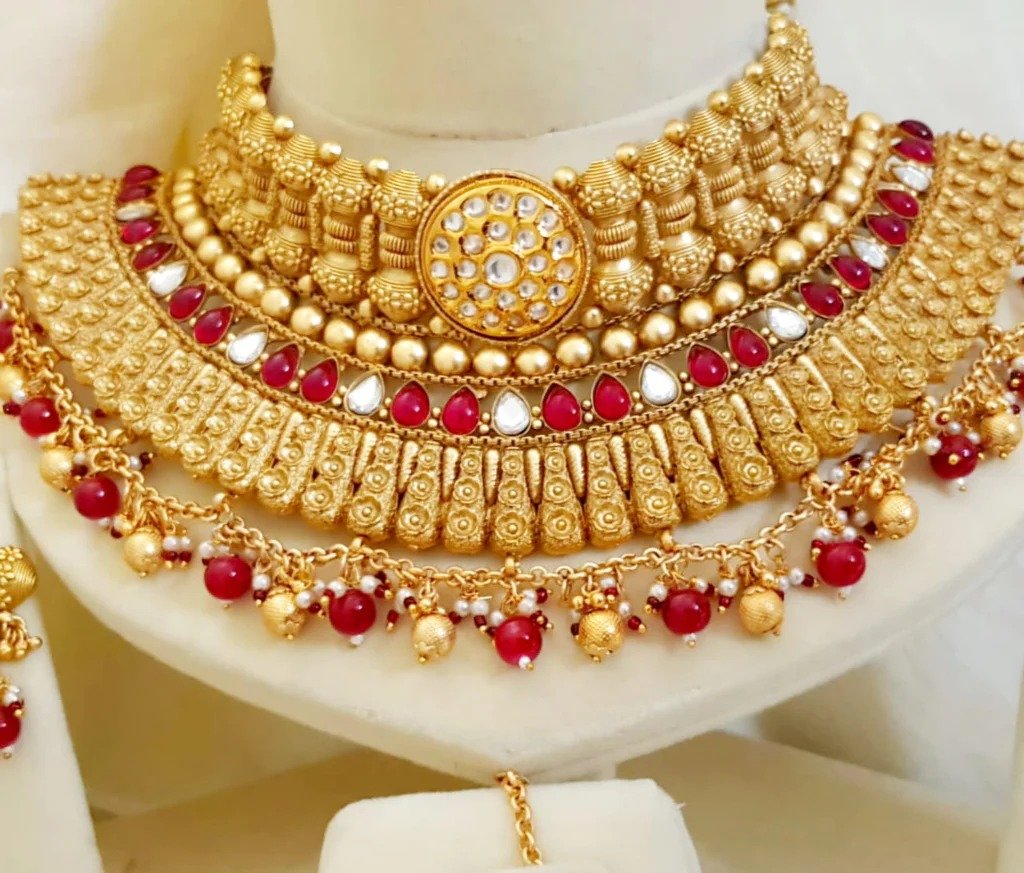 Imperial Bridal Rajwari Grace Necklace - Image 3