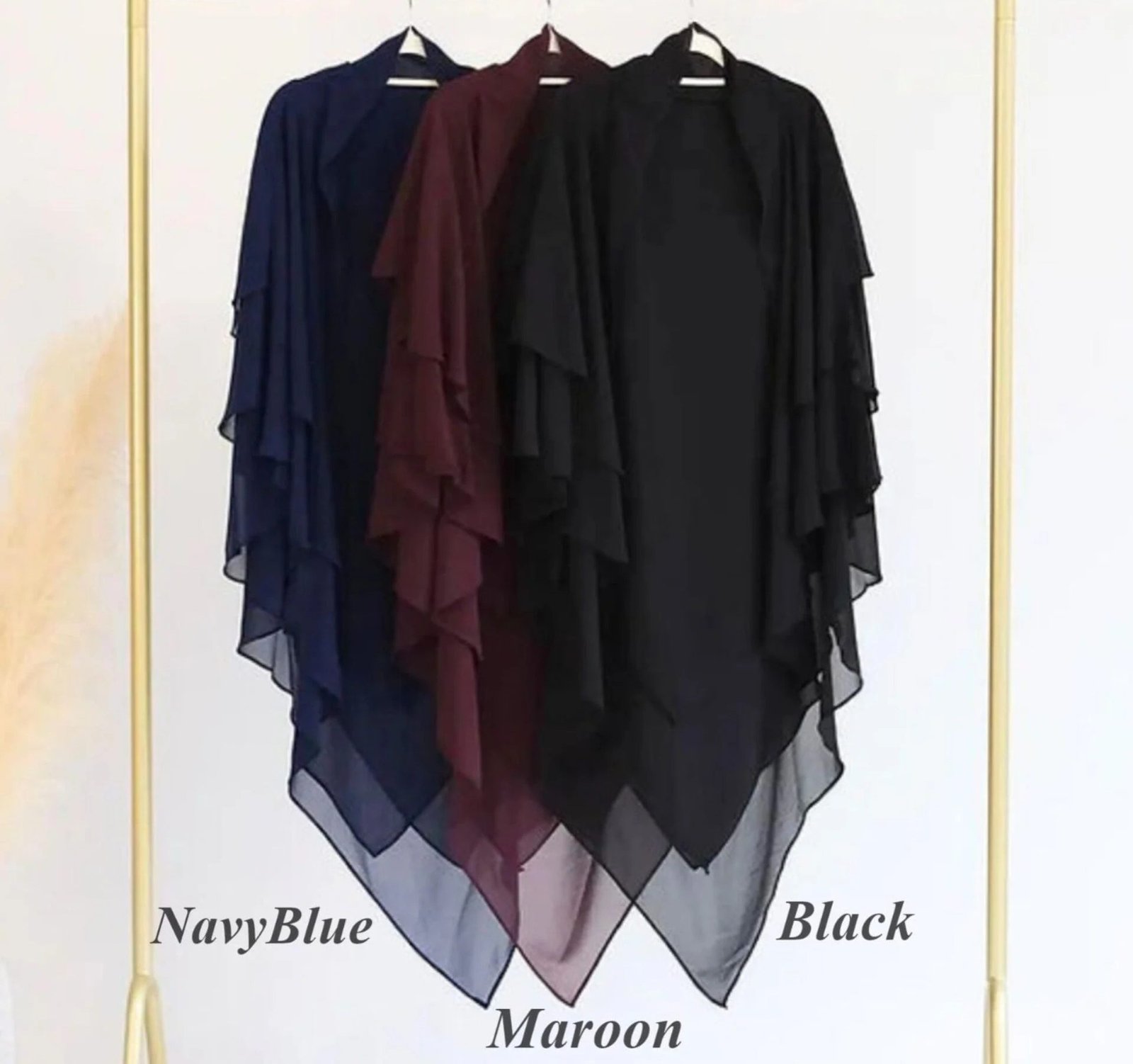 3 Layer Khimar Hijab